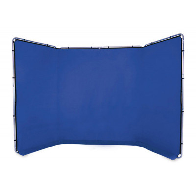 Lastolite Fond Panoramique Chromakey Blue 4m + Cadre
