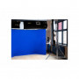 Lastolite Fond Panoramique Chromakey Blue 4m + Cadre