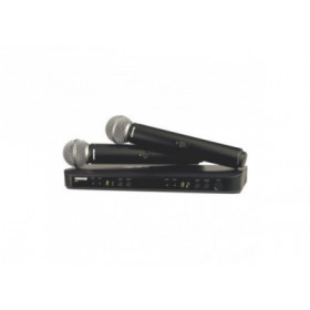 Shure BLX288/SM58 Pack sans fil BLX avec 2 x Micros SM58
