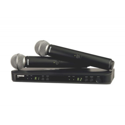 Shure BLX288/SM58 Pack sans fil BLX avec 2 x Micros SM58
