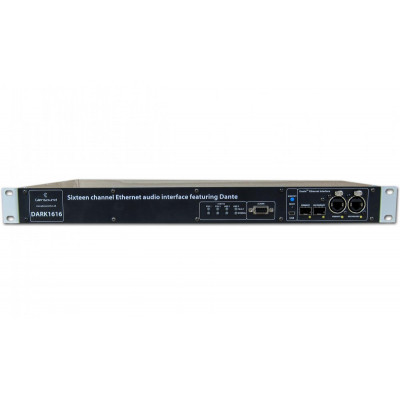 Glensound DARK1616 - Interface Dante 16 Entrées/16 Sorties