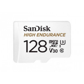 Sandisk Carte M.SDXC "High Endurance Monitoring", 128GB +Ad