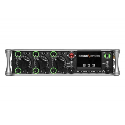 Sound Devices SD-833 Enregistreur 6 entrées / 12 pistes / 8 canaux
