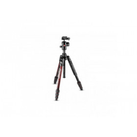 Manfrotto MKBFRTA4RD-BH Kit Trepied Befree Advanced aluminium rouge