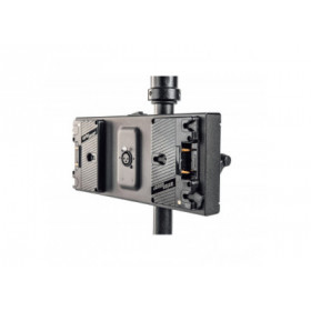 Litepanels Dual Gold Mount Battery Bracket with XLR Cable