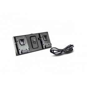 Litepanels Dual V-Mount Battery Bracket with XLR Cable
