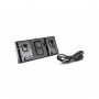 Litepanels Dual V-Mount Battery Bracket with XLR Cable