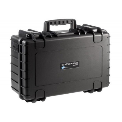 B&W Valise Type 5000 Noir Insert  mousse