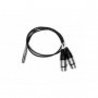Sound Devices SD-XL-TA5XF2 TA5F to (2) XLR-F @ 60cm long pour Scorpio