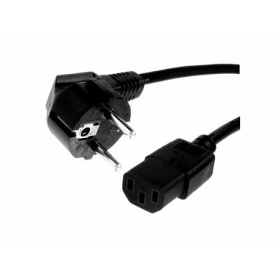 Cordon alimentation 2P+T/IEC noir MF 10m