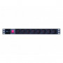 Panneau 19" 1U Multiprises 8 Prises 2P+T avec Interrupteur
