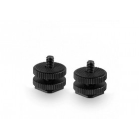 SmallRig 1631 Cold Shoe Adapter with 3/8" to 1/4" Thread(2pcs Pack)