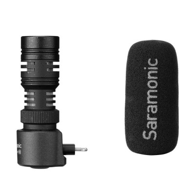 Saramonic SmartMic+ Di Microphone directionnel compact cardioide pour appareils iOS