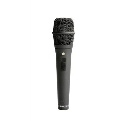 Rode M2 Microphone de scene avec switch, super-cardioide, pince, poch