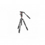 Manfrotto - Kit Video Befree Live Aluminium Noir, Verrouillage Levier