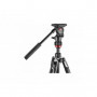 Manfrotto - Kit Video Befree Live Aluminium Noir, Verrouillage Levier
