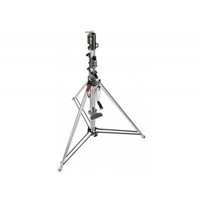 Manfrotto 087NW Pied Wind Up, colonne a cremaillere 3 sections, acie