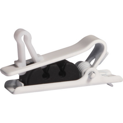 Shure Pince cravate simple blanche 3 pcs