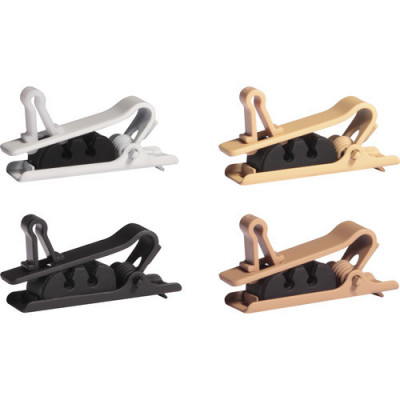 Shure Pince cravate simple - 1 piece de chaque couleur