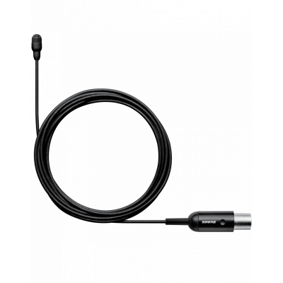 Shure TL46 Cravate Omni haute sensibilite MTQG Noir