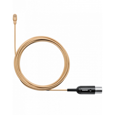 Shure TL46 Cravate Omni haute sensibilite MTQG Beige