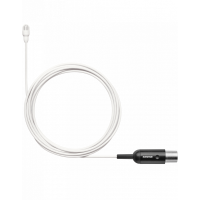 Shure TL46 Cravate Omni haute sensibilite MTQG Blanc