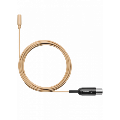 Shure TL48 Cravate Omni optimise MTQG Beige + Acc