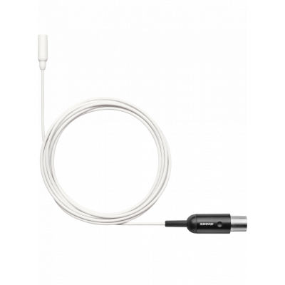 Shure TL48 Cravate Omni optimise MTQG Blanc + Acc