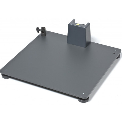 Kaiser Base plate metal 45 x 45 cm avec douille 16mm