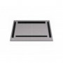 Kaiser Plateau de reproduction metallique gris neutre et 4 reglettes