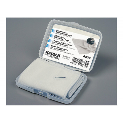 Kaiser Tissus microfibre de nettoyage, 30 x 30 cm, couleur gris clair