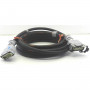 Multipaire électrique 6 circuits HARTING 16. Terre commune.