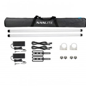 Nanlite Pavotube II 30X 2Kit Kit de 2 Tubes RGB II batterie  DMX