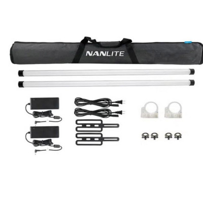 Nanlite Pavotube II 30X 2Kit Kit de 2 Tubes RGB II batterie  DMX