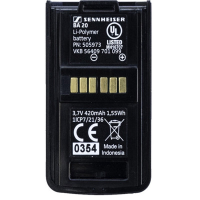 Sennheiser BA 20 Batterie pour recepteur de camera AVX