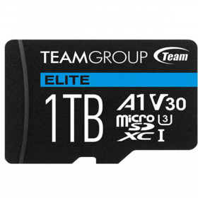 TeamGroup ELITE A1 V30 Micro SDXCAvec adaptateur 1TB (U3 V30)