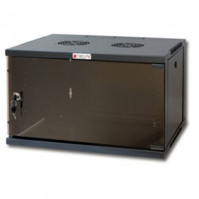 Top Techly Pro Coffret 19" 9U noir mural profondeur 600 mm assemblee