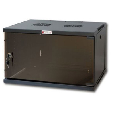 Top Techly Pro Coffret 19" 9U noir mural profondeur 450 mm assemblee