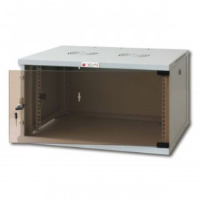 Top Techly Pro Coffret 19" 6U gris mural profondeur 450 mm assemblee