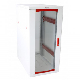 Techly Pro Baie serveur 19"  - 27U - 600x1000 - Assemblee - Blanc