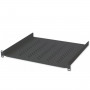 Intellinet Etagere fixe perforee Noire 19"- 1U - Ch 25 Kg - Prof.400