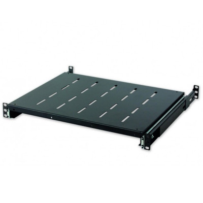Intellinet Etagere coulissante perf noire 19" 1U prof.550mm baie 1000