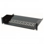 Intellinet Etagere 19"  perforee - 2U - Prof. 405 mm - Ch22 Kg - Noir