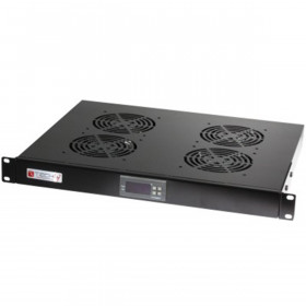 Techly Pro  Tiroir de ventilation 19"4 ventilateurs  thermostat Noir
