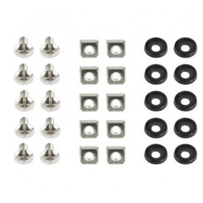 Cablexpert Kit de 10 pieces (vis + ecrou cage + rondelle)