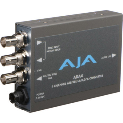 AJA - Convertisseur Audio A/D & D/A - 4 Canaux Bi-Directionnel - XLR