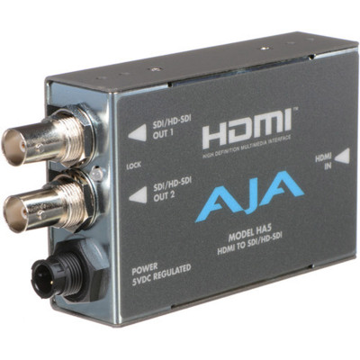 AJA - Convertisseur HDMI vers HD/SD SDI +  Cable HDMI 1m