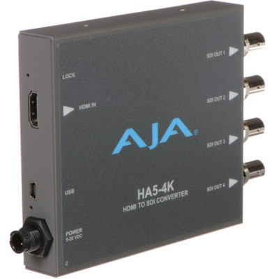 AJA - Convertisseur 4K HDMI vers 4K 4x 3G-SDI