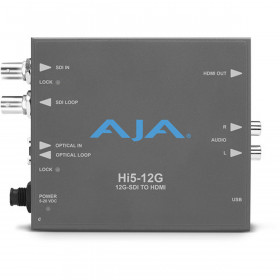 AJA Hi5-12G - Convertisseur 12G-SDI vers HDMI 2.0