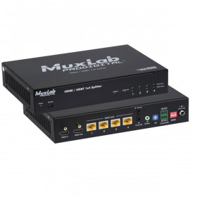 MuxLab HDMI/HDBT Splitter, UHD-4K, EU